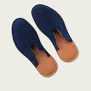 WP Standard Women's Blue Suede Slip-On Shoes Size Women’s Large 9-10